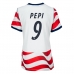 Maillot de foot États-Unis Ricardo Pepi #9 Domicile vêtements Femmes Monde 2026 Manches Courtes